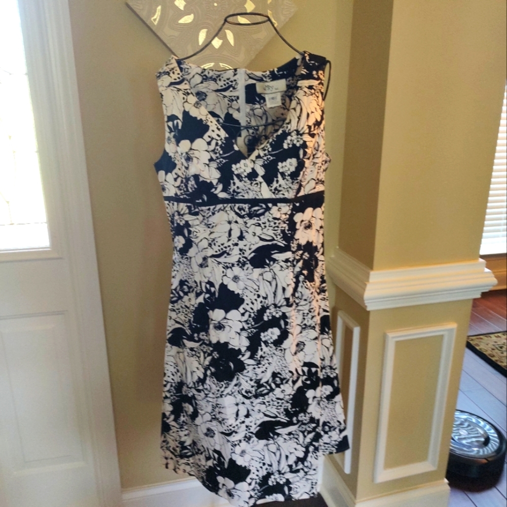 Vintage DBY Ltd Black Floral Dress